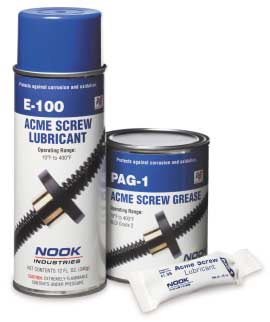 PAG-1 and E-100 Acme and Lead Screw Lubrication